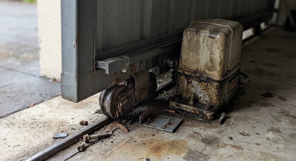 Antes — Motor PPA sujo e travado