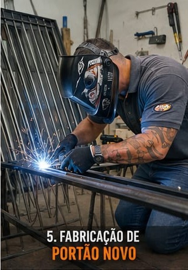 Fabricação de portão novo